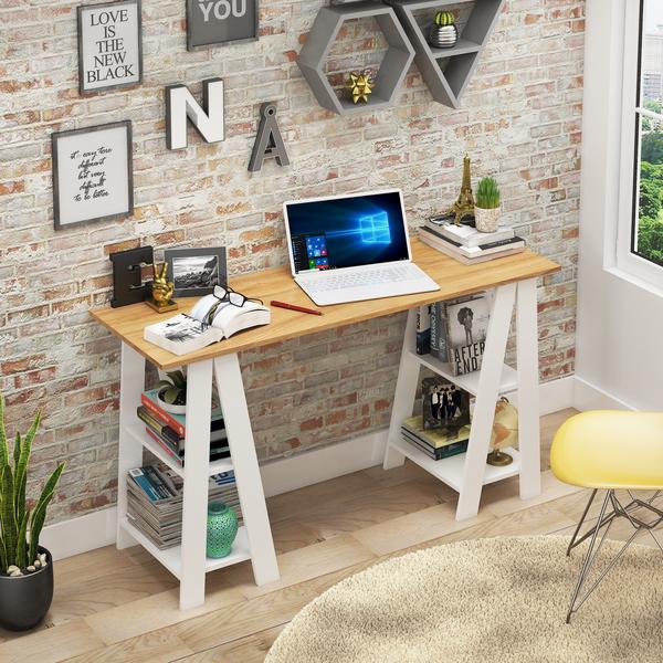 Escritorio para PC con Caballetes