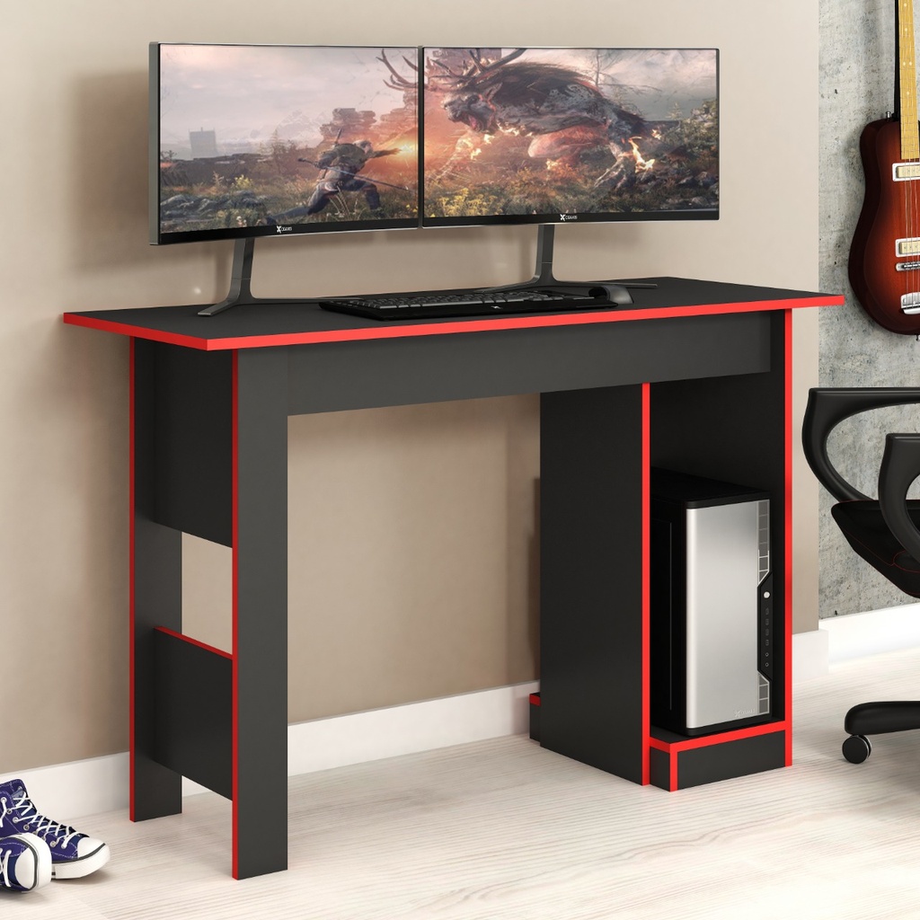 325 MC08 Mesa Escritorio Gamer Graf Rojo