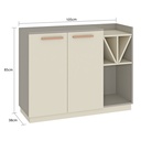 262 RA04 Aparador Gris Champagne