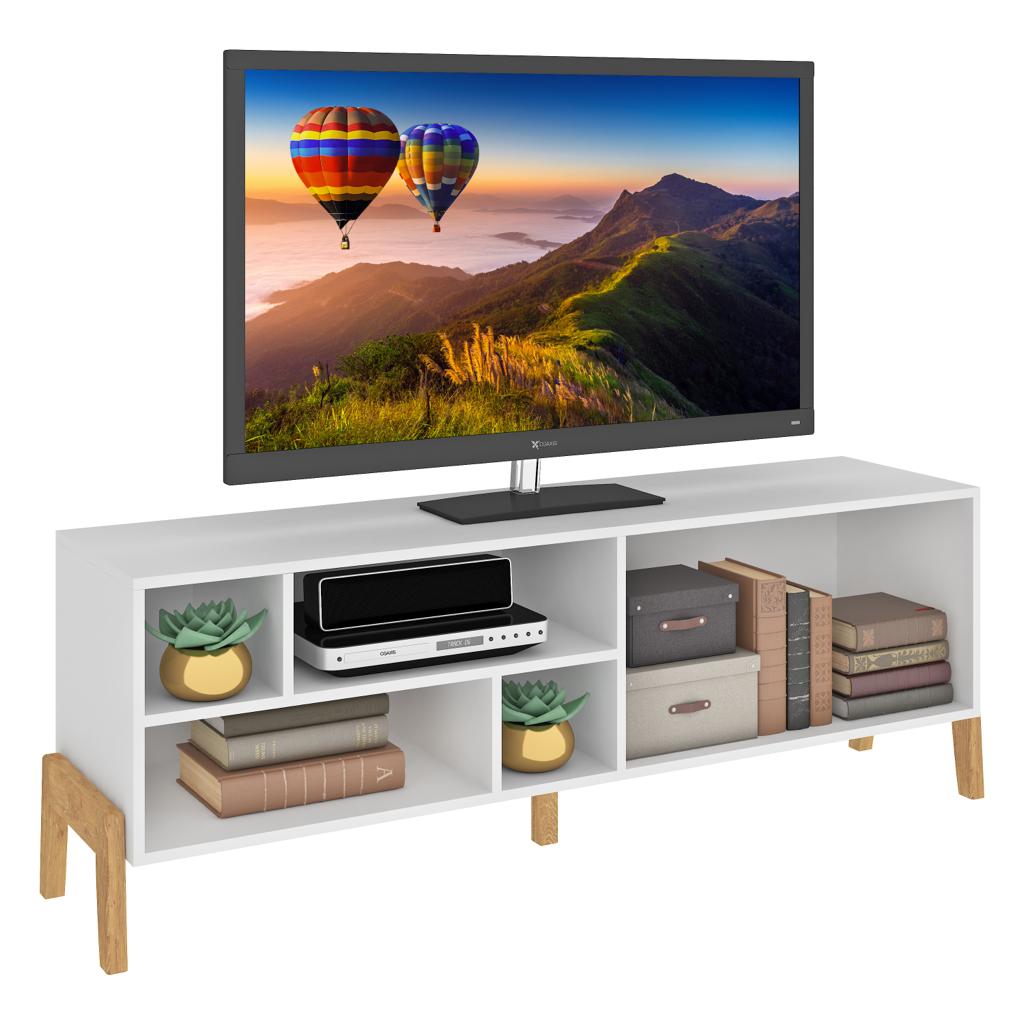 1603 Blanco Wood Rack TV