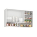1703 Blanco Wood Aereo Cocina