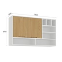 1703 Blanco Wood Aereo Cocina