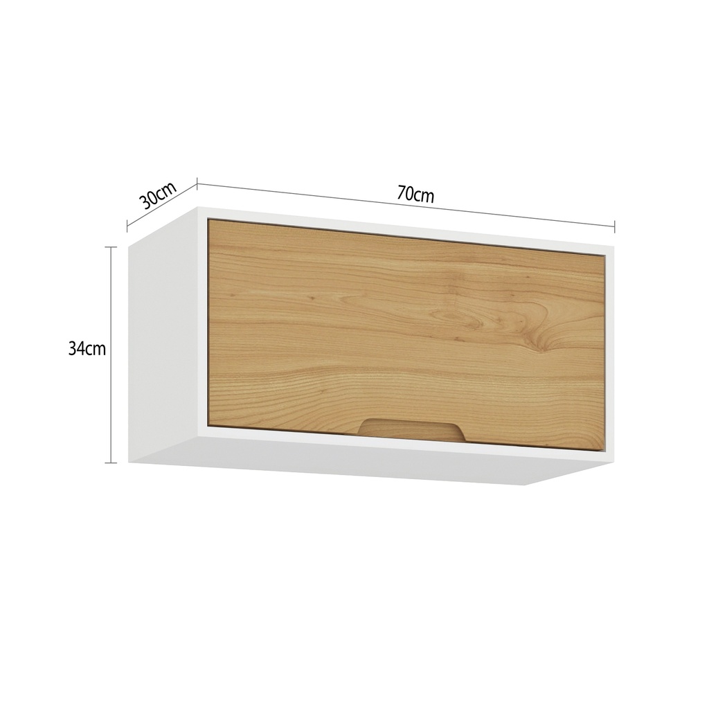 1704 Blanco Wood Aereo 70 cm