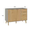 1702 Gris Wood Bajo Mesada