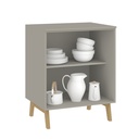 1705 Gris Wood Bajo Mesada 70cm