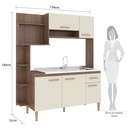 458 Teka Champagne Cocina Compacta Sofia Teka Champagne
