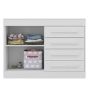 Cómoda Cajonera 5 Cajones 1 Puerta