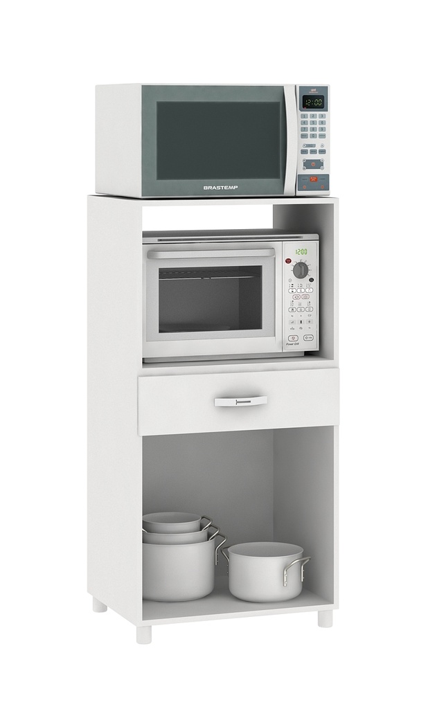 464 Blanco Gabinete para Microondas 57cm