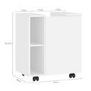 108 Blanco Gabinete de Baño Dallas