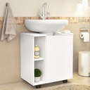 108 Blanco Gabinete de Baño Dallas