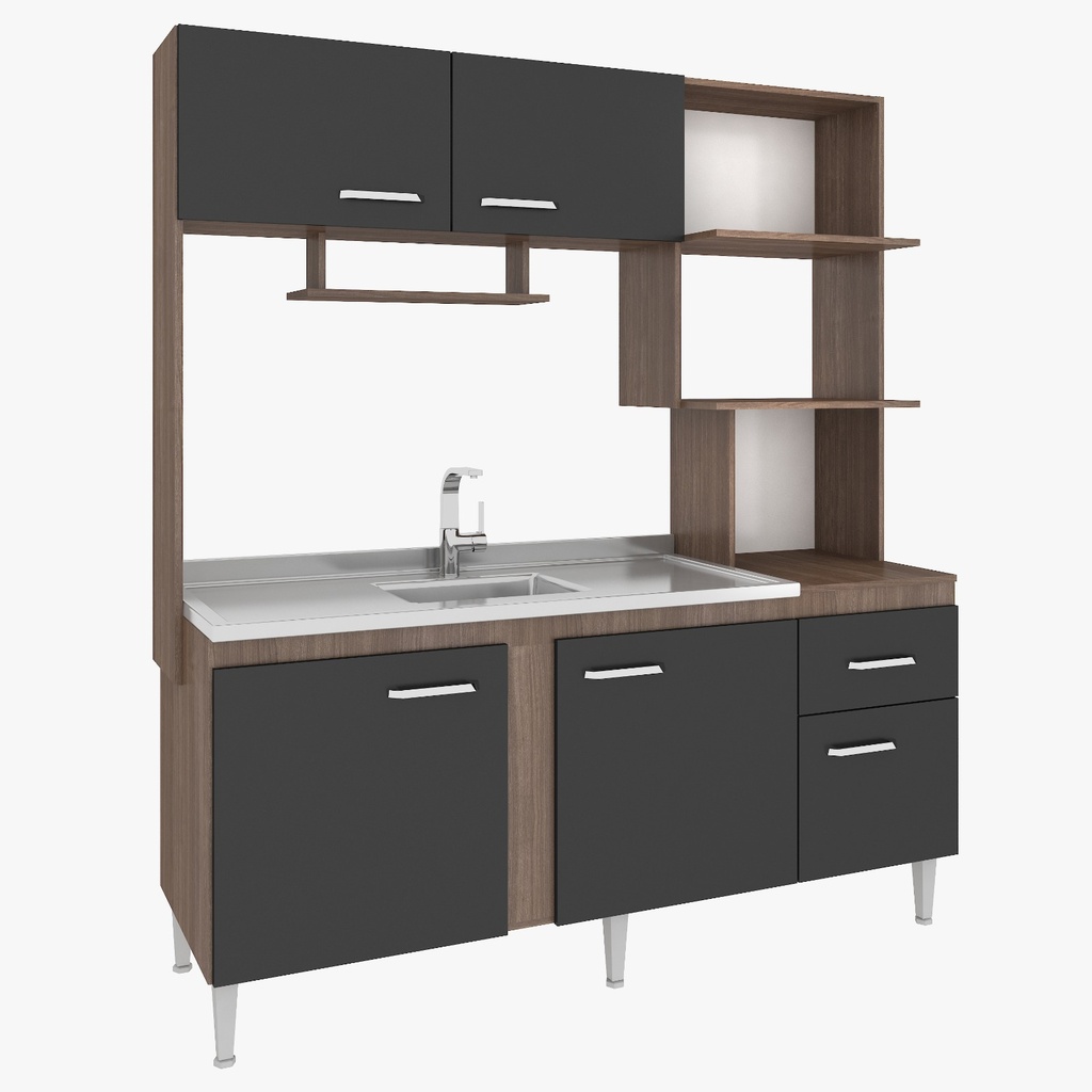 Cocina Integrada Sevilha - Teka/Grafito
