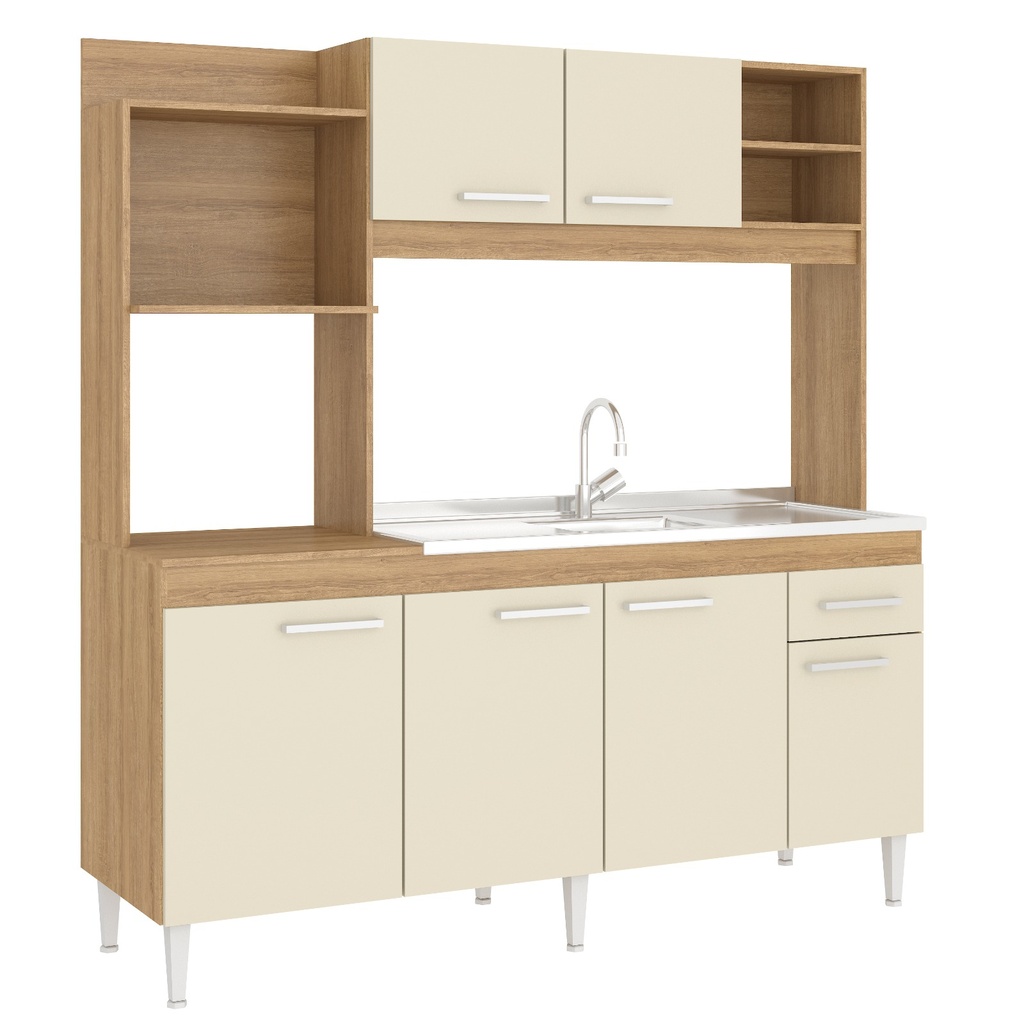 Cocina Integrada Julia - Miel/Champagne