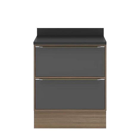 482 Nogueira Grafito Mueble de Cocina