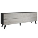 [909SATINCARVALLE] Rack para TV - Satin/Carvalle