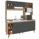 Cocina Integrada - Carvalho/Grafito