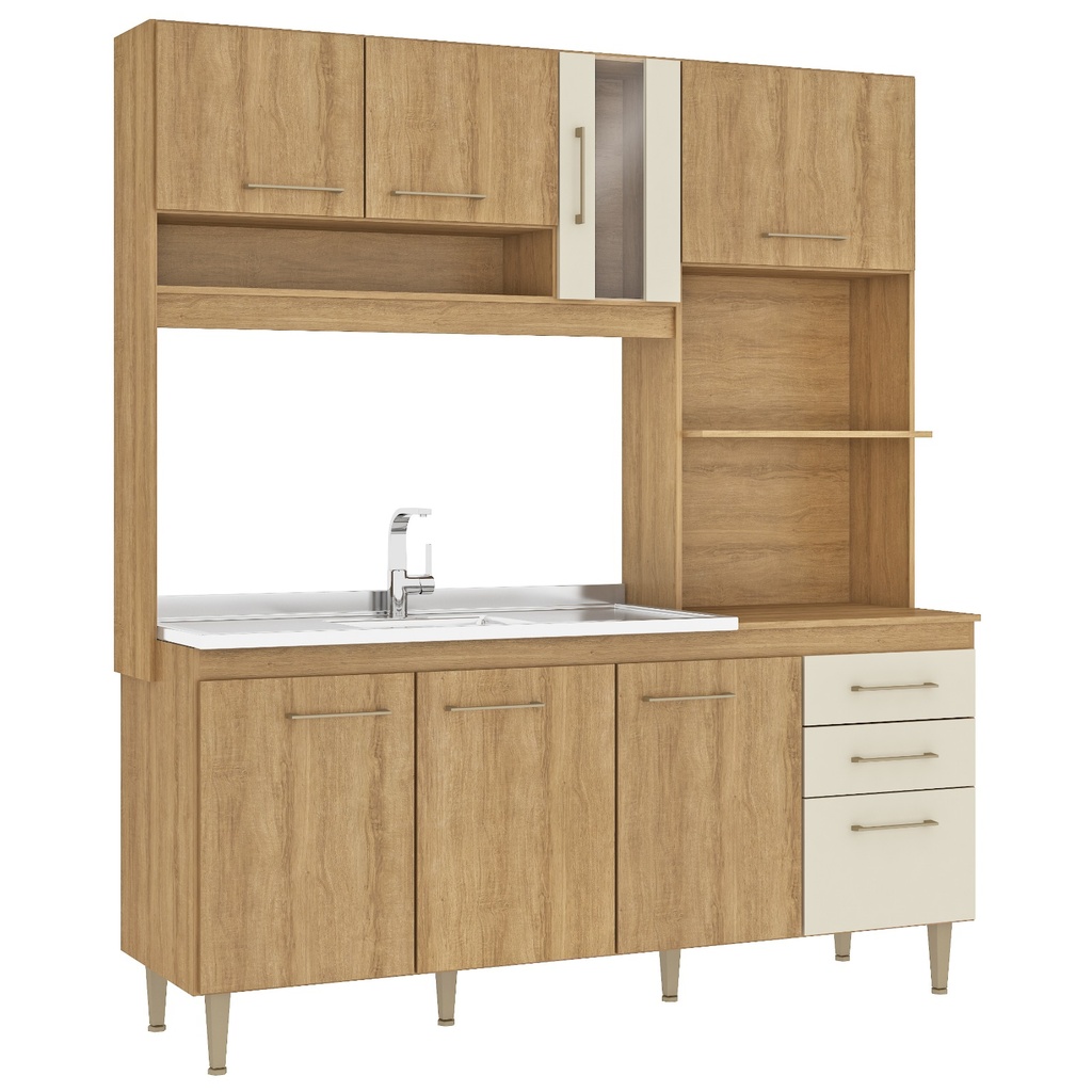 Cocina Integrada - Miel/Champagne