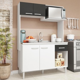 [402BLANCO/NEGRO] Kit de Cocina - Blanco/Negro