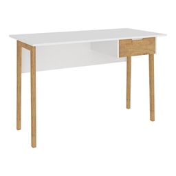 [1604BLANCOWOOD] Escritorio - Blanco/Wood