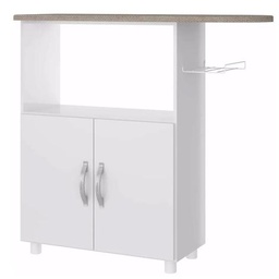 [405BLANCO] Mueble Multiuso c/Tabla de Planchar