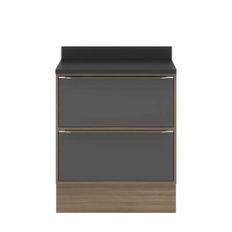 [482NOGUEIRARAFITO] 482 Nogueira Grafito Mueble de Cocina
