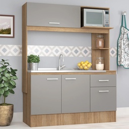 [404CARVALHOGRIS] Kit de Cocina - Carvalho Gris