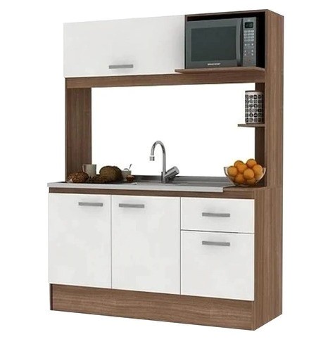 Kit de Cocina - Carvalho/Blanco