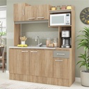 Kit de Cocina - Carvalho/Gris