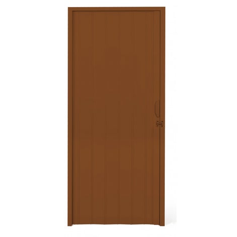 Puerta Pvc Plegable - 210 X 84 - Mogno