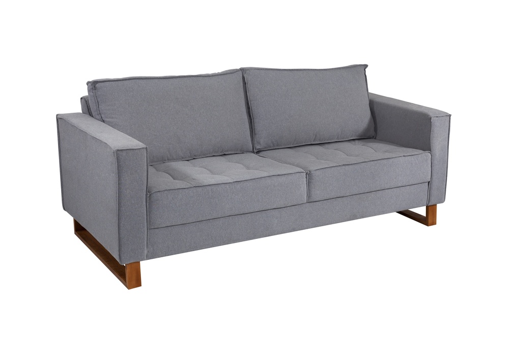 Sillon Italia 2,1m Linho Cinza