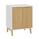 Bajo Mesada - Blanco/Wood