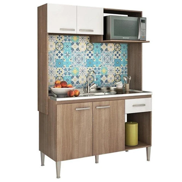 Kit de Cocina - Carvalho/Blanco