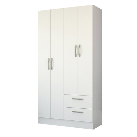 605 Blanco Ropero 4 Puertas