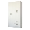 605 Blanco Ropero 4 Puertas