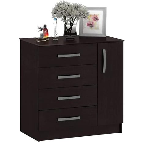 Cajonera 4 Cajones 1 Puerta - Tabaco